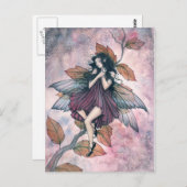 Quels rêves peuvent venir carte postale Fairy (Devant / Derrière)