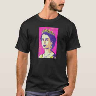 QUEN ELIZABETH II BRITISH MONARCH LEGEND UNITED KI T-SHIRT