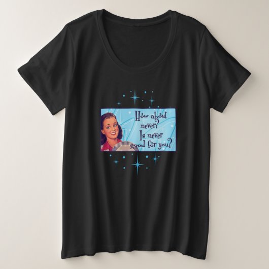 Qu'en est-il? T-shirt grande taille (Design devant)