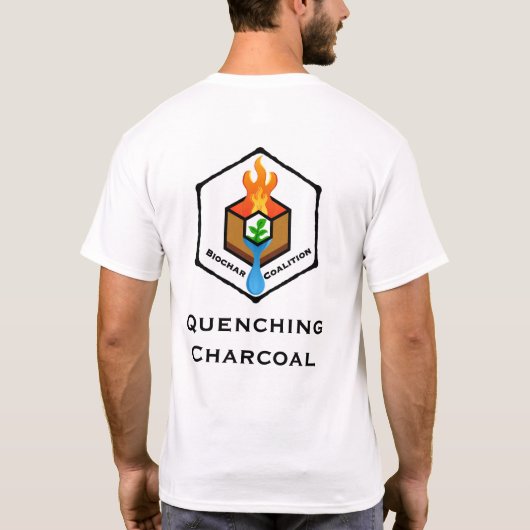 Quenching Charcoal white T-Shirt (Dos)