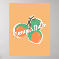 Quenepas Spaanse Limoenen Fruit Handgetekend