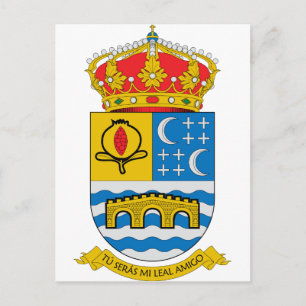 Quentar (Spanje) Wapenmunt Briefkaart