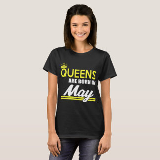 QUENTIES WORDEN IN MEI GEBOREN T-SHIRT