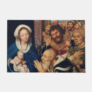 Quentin Matsys - de Adoratie Magi Deurmat