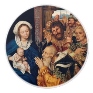 Quentin Matsys - de Adoratie Magi Keramische Knop