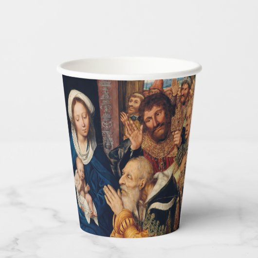 Quentin Matsys - de Adoratie Magi Papieren Bekers (Achterkant)