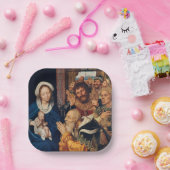 Quentin Matsys - de Adoratie Magi Papieren Bordje (Feest)