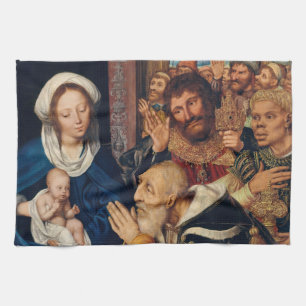 Quentin Matsys - de Adoratie Magi Theedoek