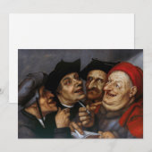 Quentin Matsys - de koopovereenkomst Kaart (Voorkant / Achterkant)