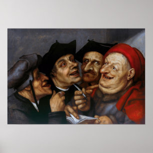 Quentin Matsys - de koopovereenkomst Poster