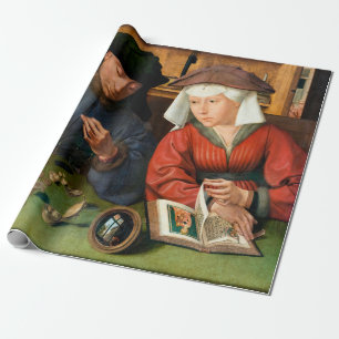 Quentin Matsys - de Moneylender en zijn vrouw Cadeaupapier