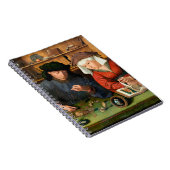 Quentin Matsys - de Moneylender en zijn vrouw Notitieboek (Rechterzijde)