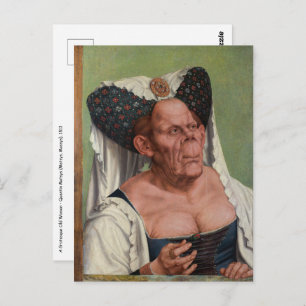 Quentin Matsys - een groteske oude vrouw Briefkaart