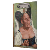 Quentin Matsys - een groteske oude vrouw Klembord (Links)