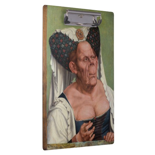 Quentin Matsys - een groteske oude vrouw Klembord (Rechts)