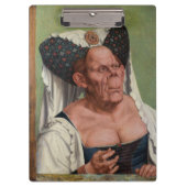 Quentin Matsys - een groteske oude vrouw Klembord (Voorkant)