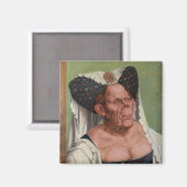 Quentin Matsys - een groteske oude vrouw Magneet (Voorkant / Achterkant)