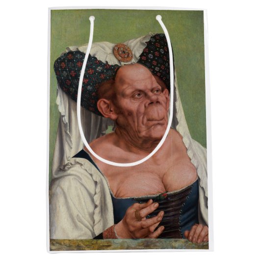 Quentin Matsys - een groteske oude vrouw Medium Cadeauzakje (Voorkant)