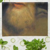 Quentin Matsys - Hoofd van een oud Man Theedoek (Gevouwen)