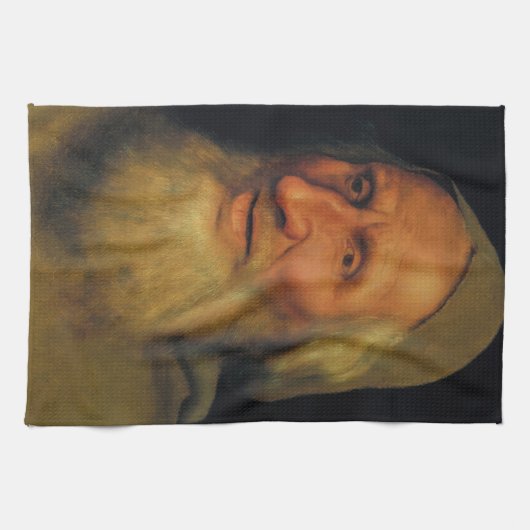 Quentin Matsys - Hoofd van een oud Man Theedoek (Horizontaal)