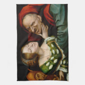 Quentin Matsys - Matched Lovers Theedoek (Verticaal)