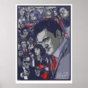 Quentin Tarantino Filmografie Poster