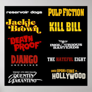 quentin tarantino filmografie poster