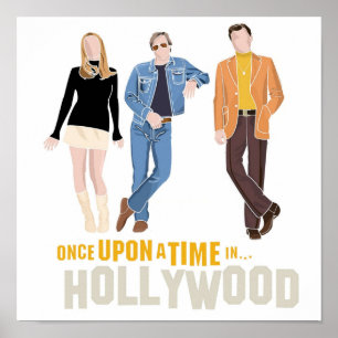 Quentin Tarantino ooit op een moment in Hollywood Poster