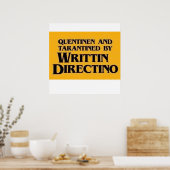 Quentin Tarantino Poster (Keuken)