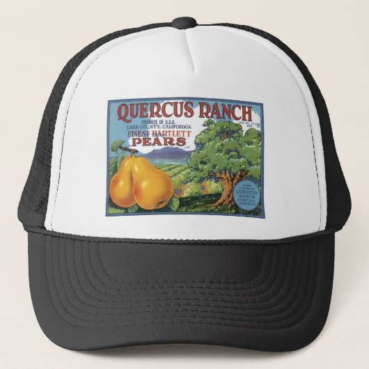 Quercus Ranch Bartlett Pears Trucker Pet (Voorkant)