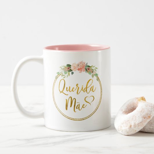 Querida Mãe Coffee Mok - Portugees (Met donut)