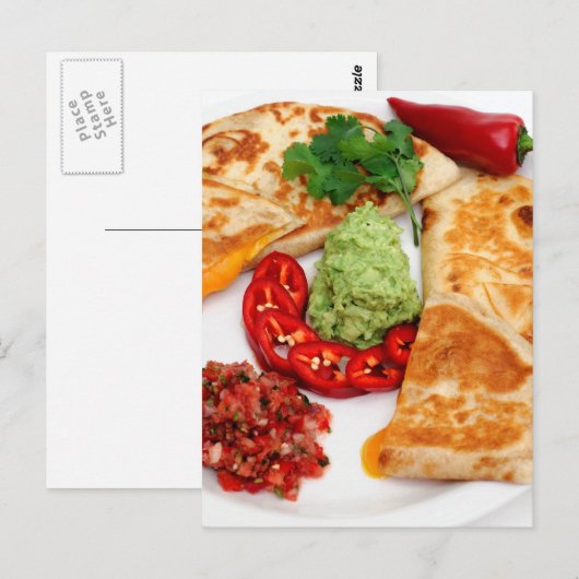 Quesadilla Briefkaart (Voorkant / Achterkant)