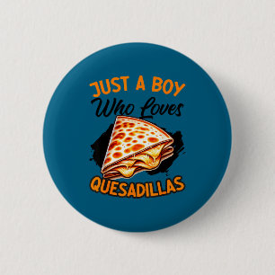 Quesadilla mexicaans eten mexico cinco de mayo ronde button 5,7 cm