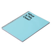 Qu'est-ce que ce cahier de classe (Côté gauche)