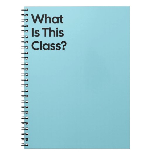 Qu'est-ce que ce cahier de classe (Devant)