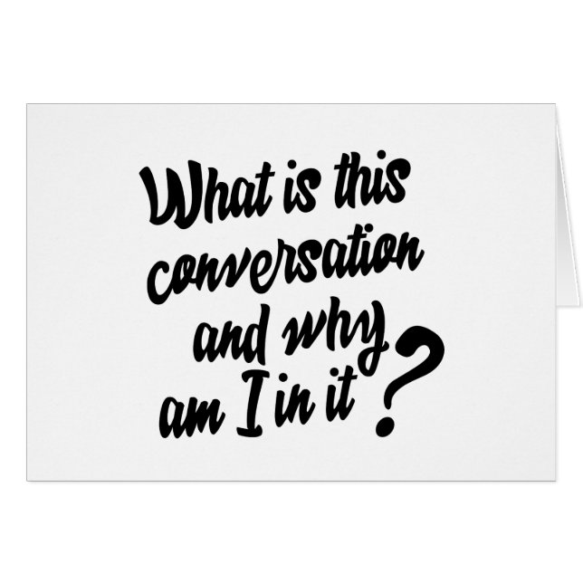 Qu'est-ce que cette Conversation et pourquoi suis- (Devant horizontal)