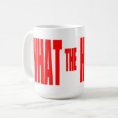 Qu'est-ce que Huzzah? Mug (Devant gauche)