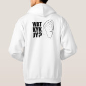 Qu'est-ce que Kyk Jy ? Sweat - shirt à capuche zip (Dos)