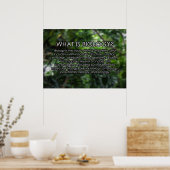 Qu'est-ce que la biologie ? Affiche (Cuisine)