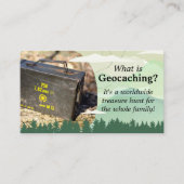 Qu'Est-Ce Que La Géocaching ? Carte Info Trail Pou (Devant)