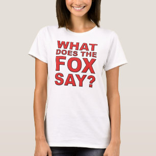 Qu'est-ce que le renard dit T-Shirt