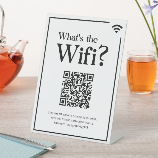 Qu'est-ce que le Wifi ? Signe pour location de vac (In SItu)