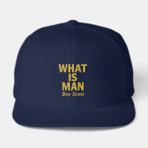 QU'EST-CE QUE L'HOMME – Casquette Hommage Navy pou