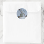 Qu'est-ce que tu fais ? Autocollant de lézard anol (Sac)