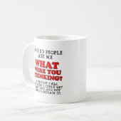 Qu'est-ce que tu pensais Tasse drôle (Devant gauche)