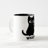 "Qu'est-ce que vous avez dit ? — Mug Chat en colè (Devant gauche)