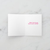 Qu'Est-Ce Qui M'A Fait Faire Cette Carte ? (Intérieur)