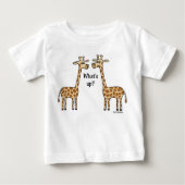 Qu'est ? T-shirt de girafe (Devant)