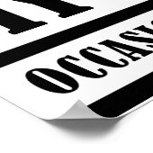 Question Ma Santé Mentale Affiche Drôle (Coin)