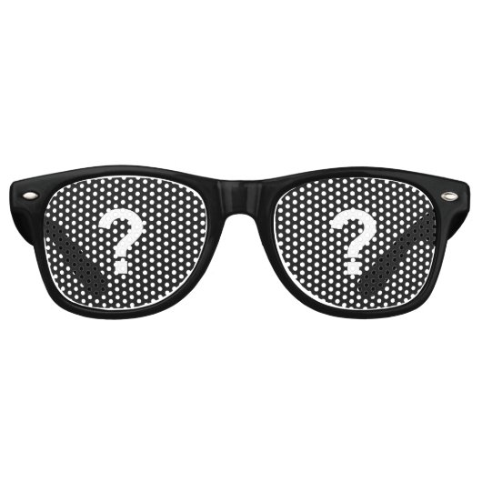 Question Mark Lunettes de soleil - 4 (Devant)